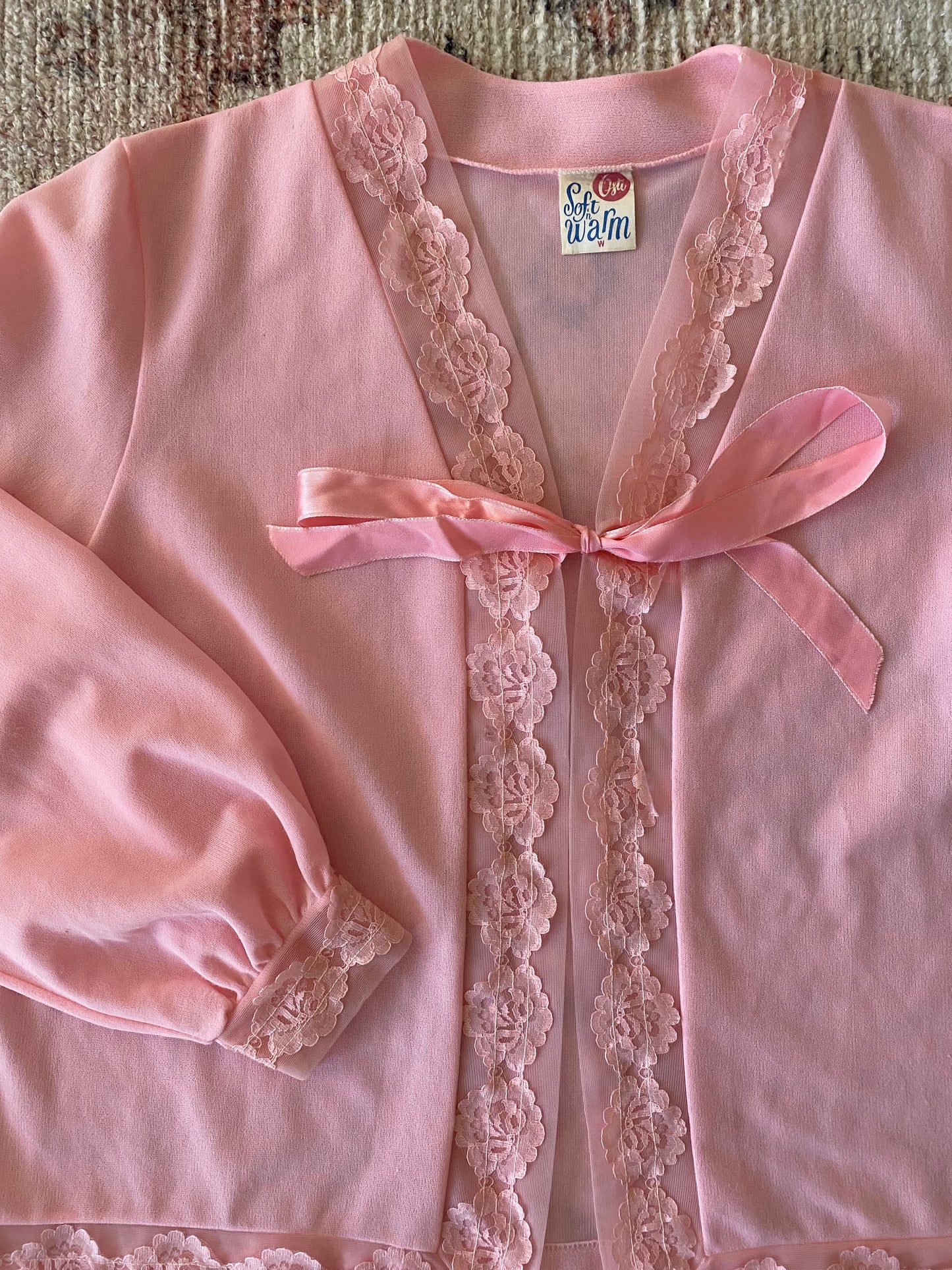 Vintage 1960’s Pink Bed Jacket