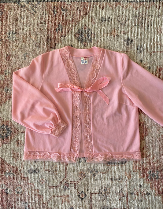 Vintage 1960’s Pink Bed Jacket