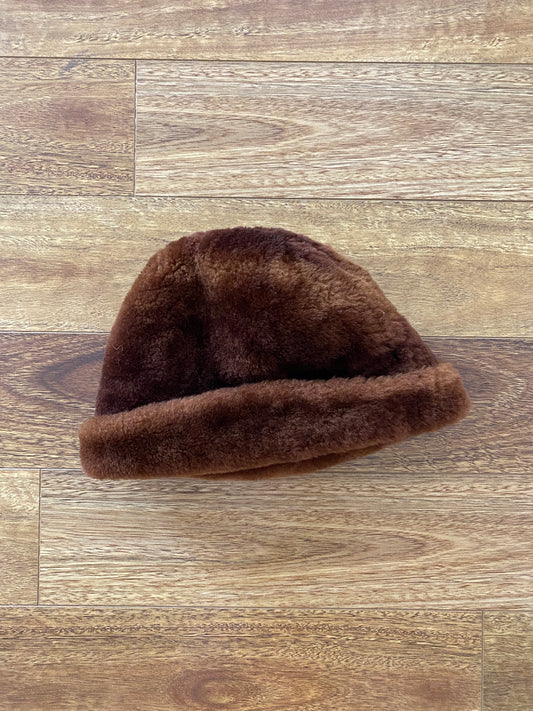 Vintage Brown Fur Hat