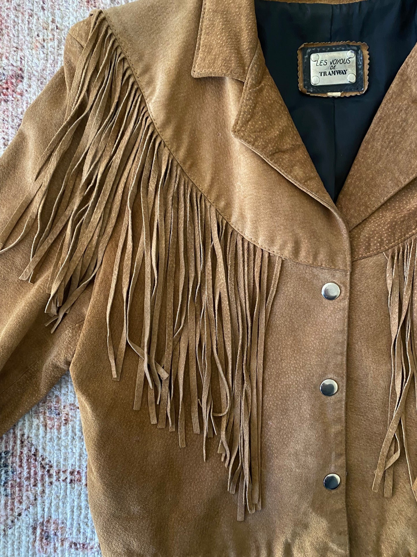 Vintage 1980’s Brown Suede Jacket